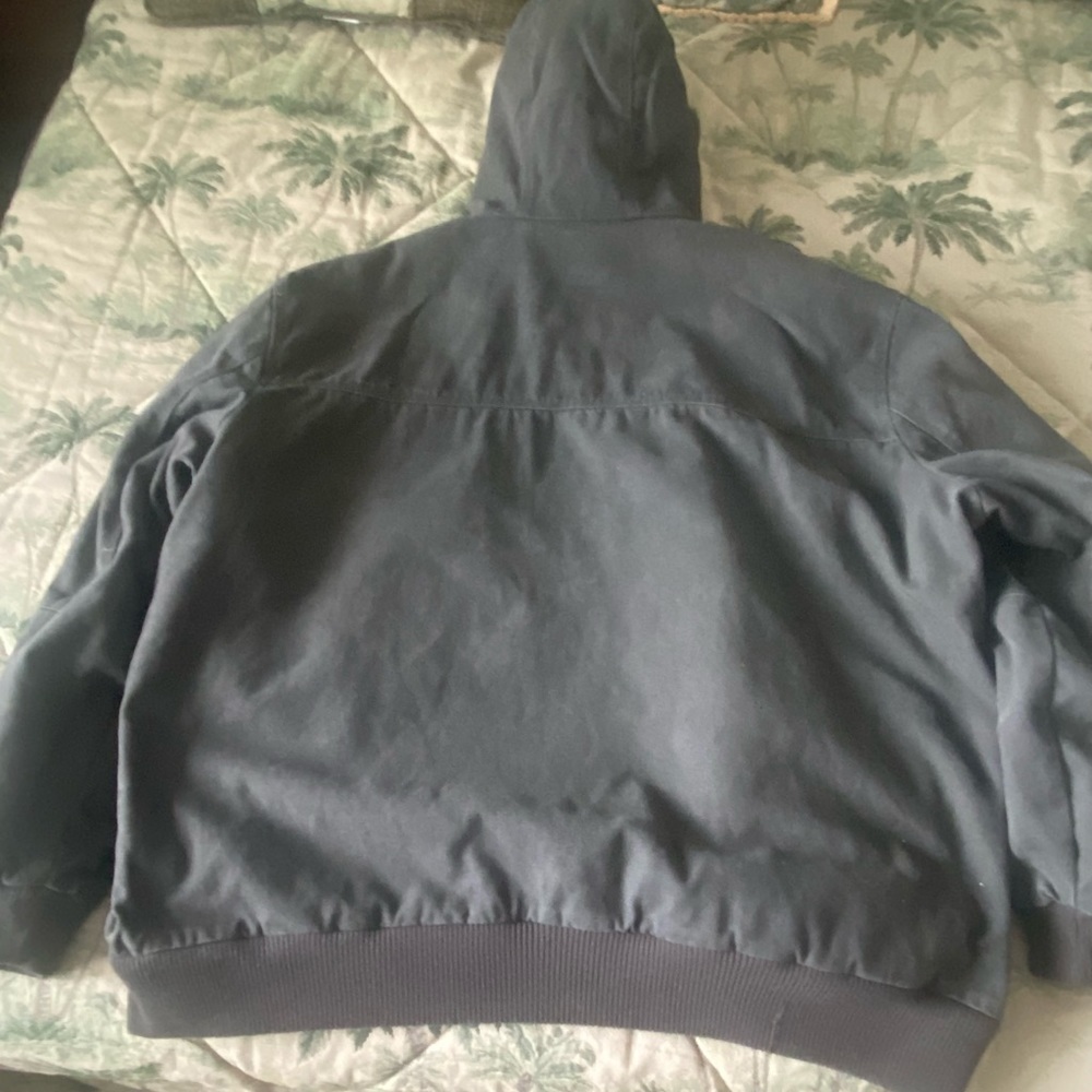 Levi’s Mens Olive Sherpa lined Cotton Utility Jacket 4XL Like New​​​​​​​​​​​ - Picture 3 of 6